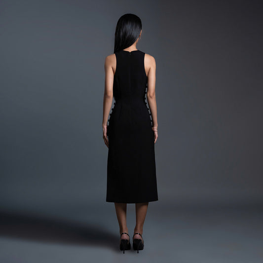 Contours of Confidence Split-side Body Fit Dress - Look 2