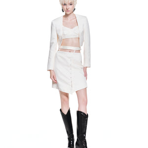 Marina Temptation Bustier & Cut-Out Skirt Set - Look 1