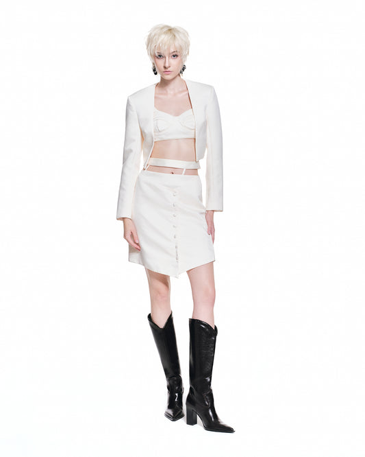 Marina Temptation Bustier & Cut-Out Skirt Set - Look 1