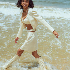 Marina Temptation Bustier & Cut-Out Skirt Set - Look 1