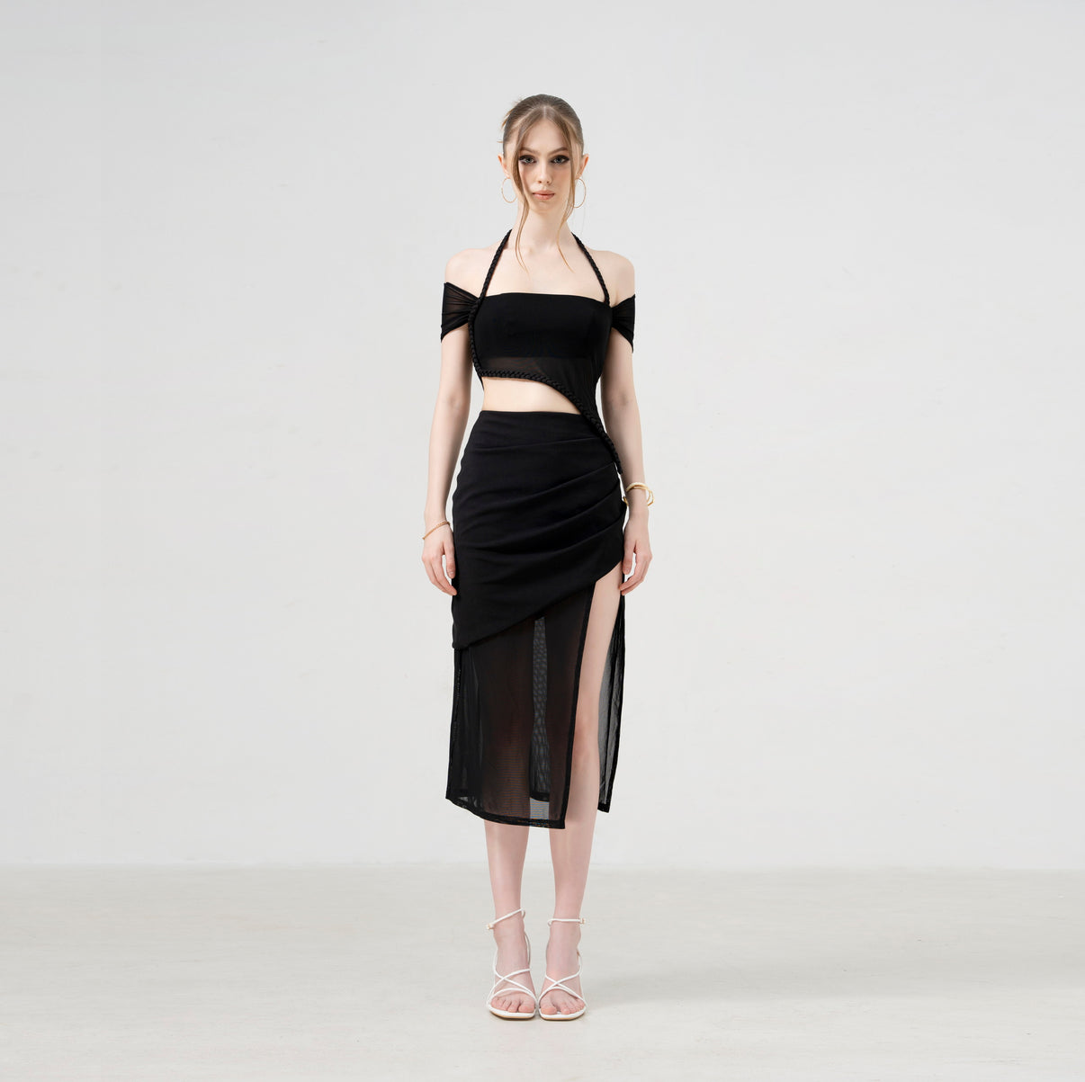 Aquaflame Essence Braided Asymmetrical Dress - Limited Dress